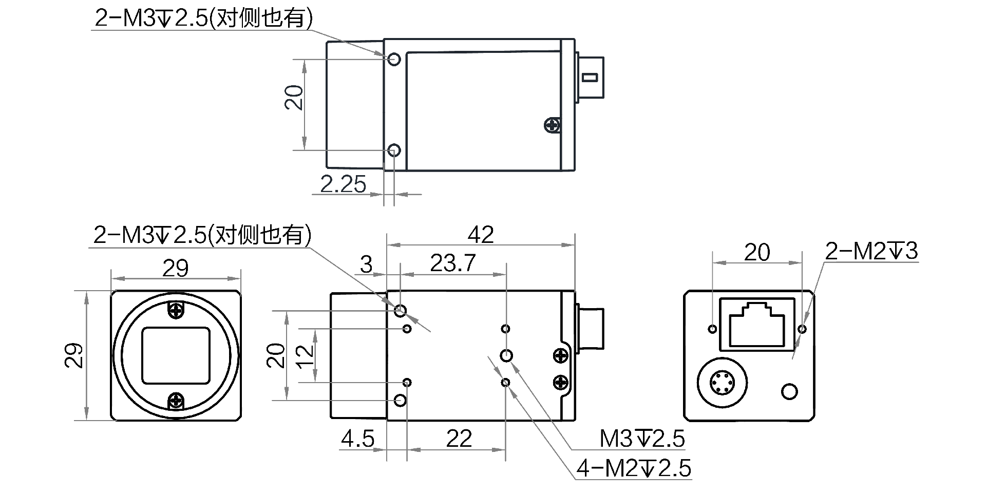 1200萬像素網口面陣相機,IMX304,黑白,小尺寸.png image.png